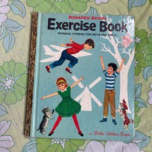 VINTAGE Romper Room Exercise Book | Golden Book | Physical Fitness | 1964